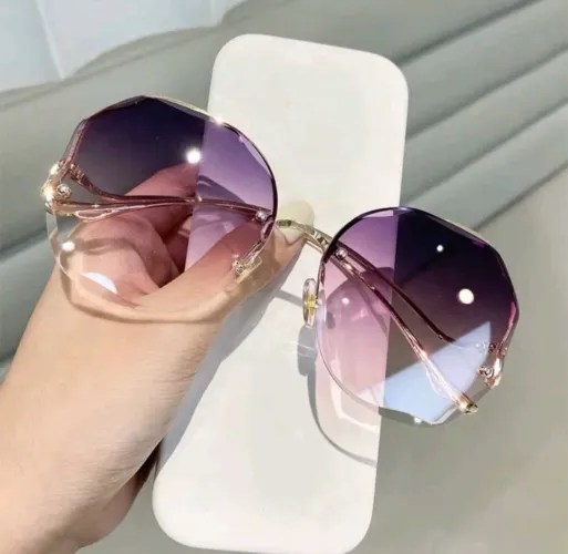 Oculos de Sol Hexagonal promoção + brindes