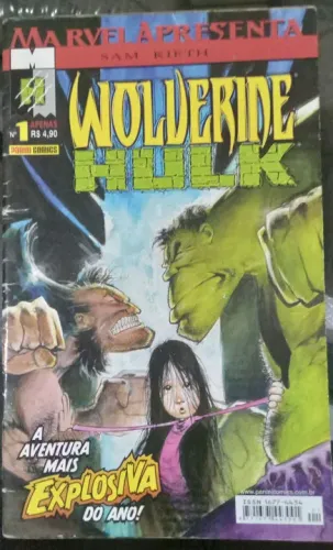 HQ Wolverine e Hulk - Edição Especial marvel apresenta da panini comics 