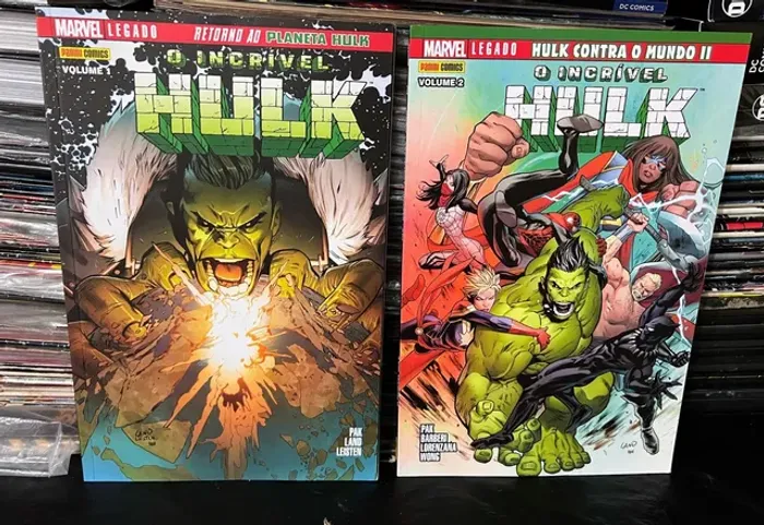 Hulk Contra O Mundo II - Edições 1 e 2 Marvel legado 