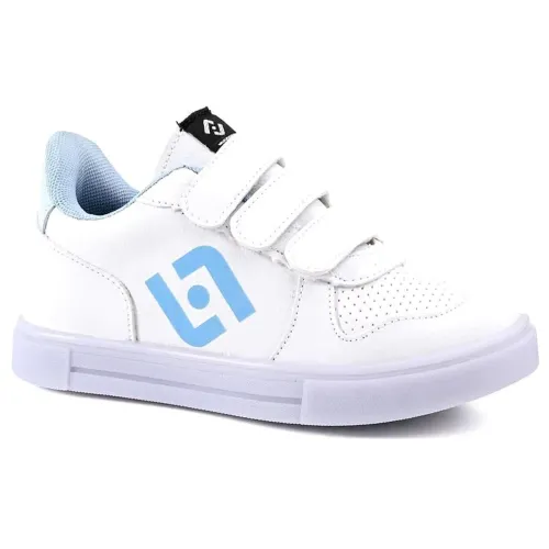 Tênis Infantil Branco com Led e Velcro