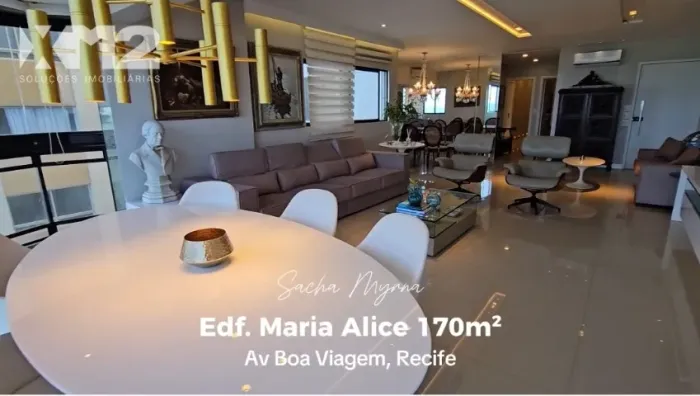Edf. Maria Alice 170m² na Av Boa Viagem, Recife. (Ref.: R2550683) 