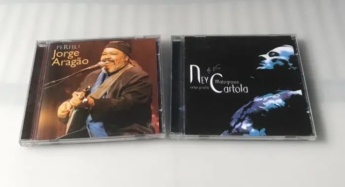 kit 2 cds mpb ney matogrosso/ Jorge Aragão