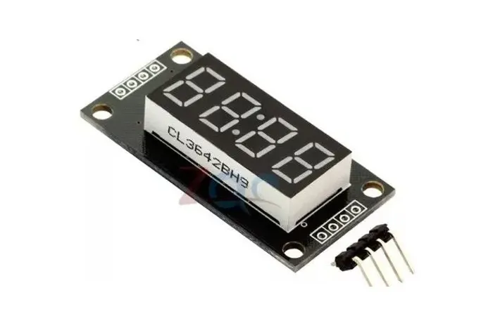 Display 7 Segmentos Relógio Tm1637 Duplo Arduino Automação Robotica COD-AM140  