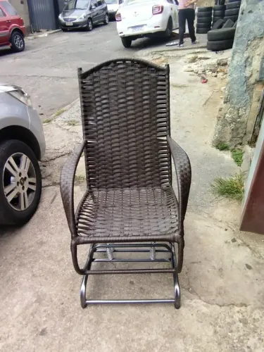Cadeira de balanço 4 molas molas @dicasabh 