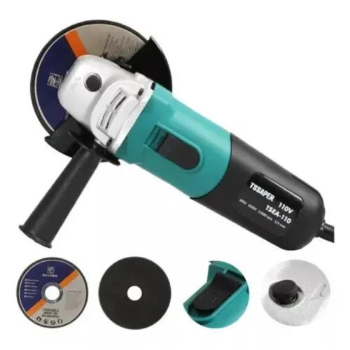 Esmerilhadeira Angular  De 60 hz Azul-turquesa 820 W 110 V + Acessórios