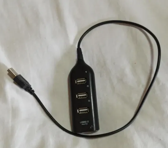 Adaptador Hub Dani-Elec 4 Saídas Original + Cartão de Memória 20