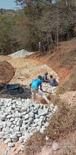 Calceteiro serviço pavimentação 