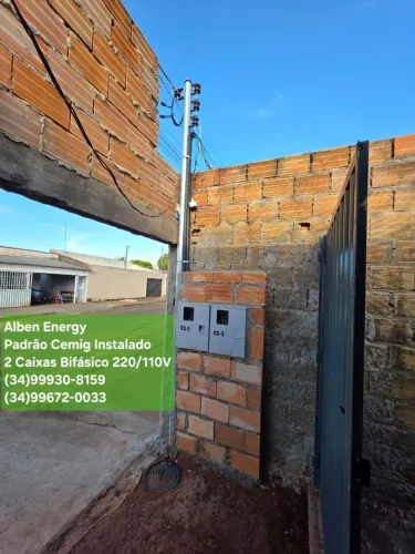 Padrão CEMIG Instalado (110V, 220V e Trifásico) e Serviços Completos! 