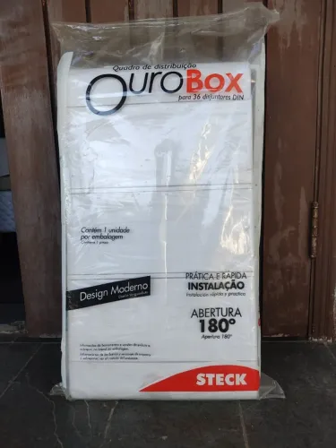Quadro De Sobrepor Ouro Box 36 Disjuntores Din Scs36po Steck