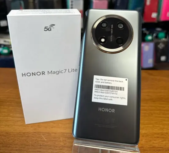 Celular Honor Magic 7 Lite 5G NFC Anatel 512GB/12GB RAM Novo Lacrado Global Entregamos