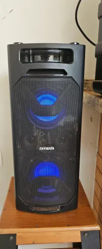 Caixa som aiwa sub Bluetooth pendrive usb