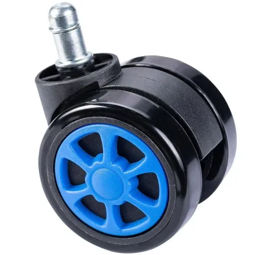2 Rodízios para Cadeira Gamer Azul