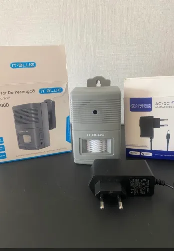sensor de presença it-blue sd-300d 5m alarme sonoro