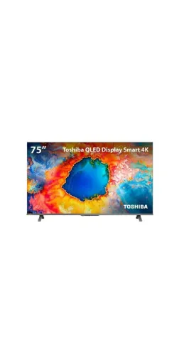 Smart Tv 75 Toshiba versão Qled TB035M, Lacrada + NF (Até 12x)