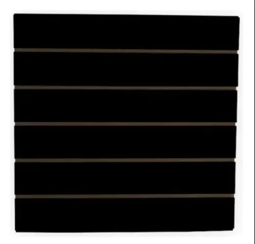 Painel Canaletado Mdf 18mm Preto 60x60