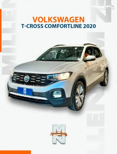 T-CROSS COMFORTLINE TSI 2020 - PAINEL COM GPS