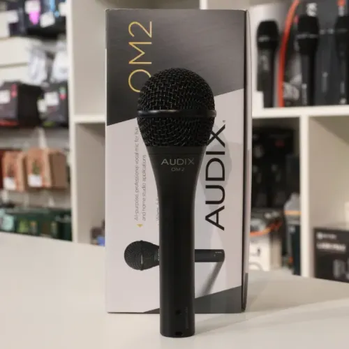 Microfone Dinâmico Com Fio Audix OM2