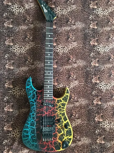 Jackson/Charvel Rainbow Fire crackle 1987/88!