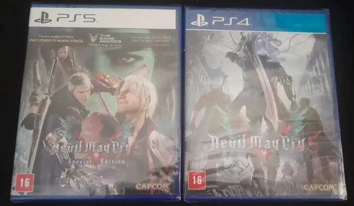 Devil May Cry 5 Ps4/Ps5 Físico Novo Lacrado