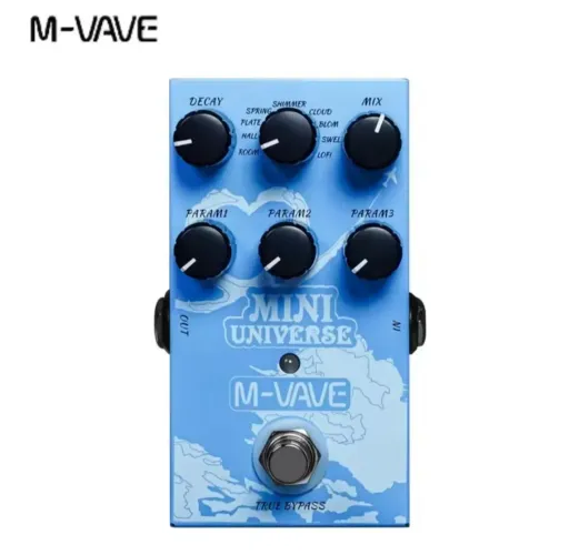 Pedal de Reverb M-Wave Mini Universe - Novo