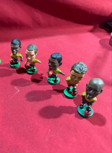 12 Bonecos mini craque coleção copa 98