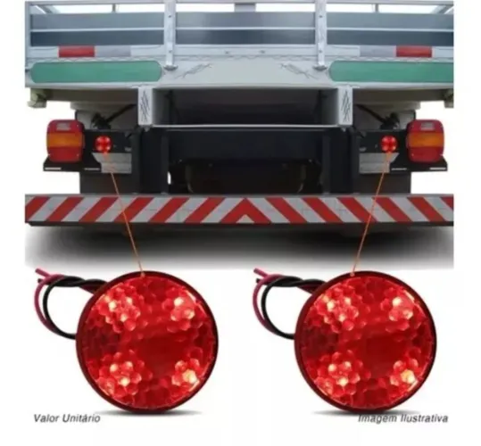 Sirene led marcha ré universal caminhão ônibus sirene marcha ré piezo 6 tons led 