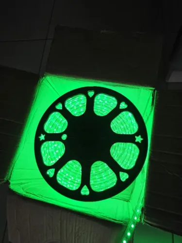 Mangueira de led cor verde - 100 metros