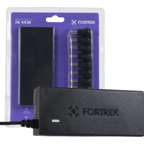 Carregador de Notebook Universal Fortrek FK433B 90W com 10 Conectores - WZetta
