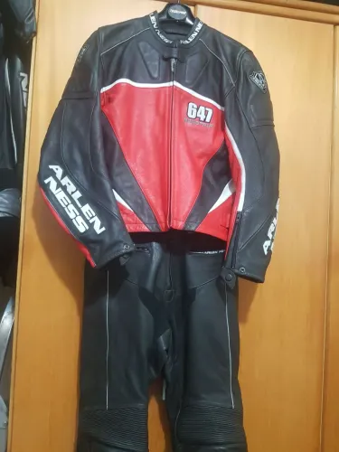 Macacão de couro para motociclista com alta qualidade e durabilidade
