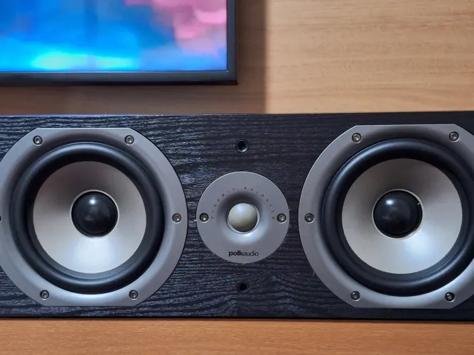 CAIXA CENTRAL POLKAUDIO CS20 BLACK (150w)