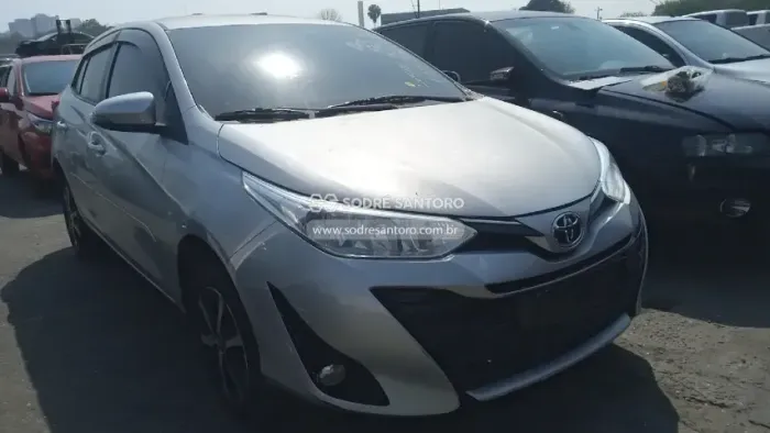 SUCATA TOYOTA YARIS 2020 P/ RETIRADA DE PEÇAS