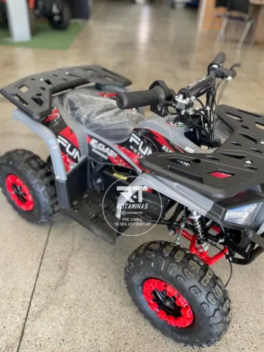MINI QUADRICICLO 10xCartao E-FHASH 100% ELÉTRICO FUN MOTORS
