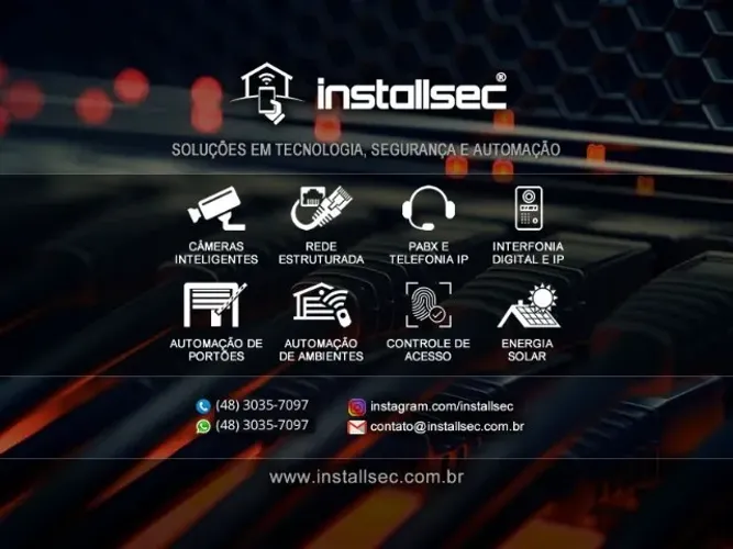 Instalação e Manutenção em Automação, Câmeras CFTV, Interfonia, Telefonia, Rede e Wifi