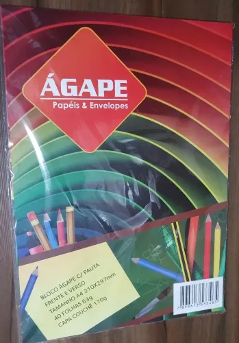 Vendo bloco Ágape 