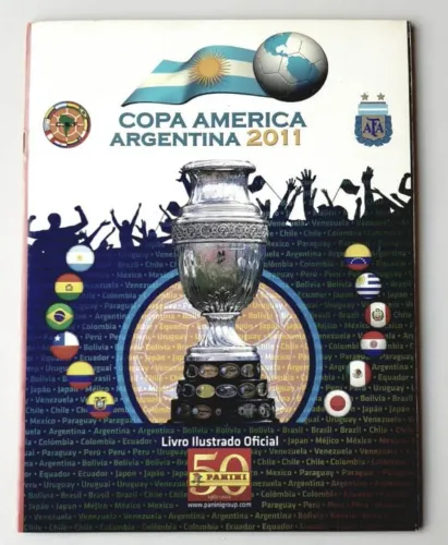 Colecionável - Álbum De Figurinhas - Copa América 2011 (Argentina) - Com 195 Figurinhas