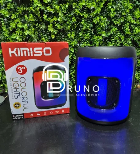 Caixa de Som Led RGB 