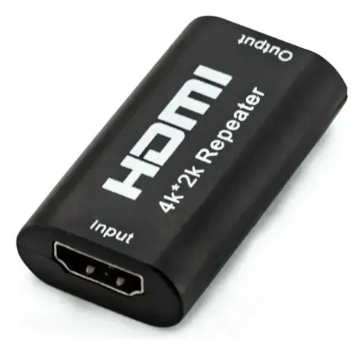 Repetidor Booster Amplificador Sinal Hdmi 4k 2k Emenda Fêmea