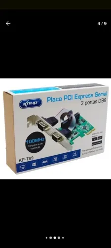 Placa PCI Express Serial Knup 2 portas DB9