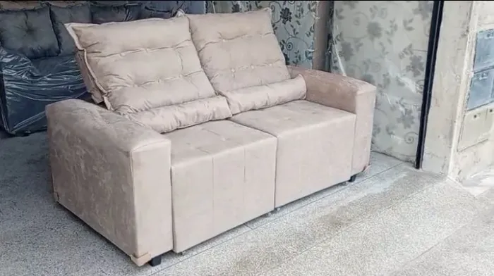 Sofa retratil reclinavel 