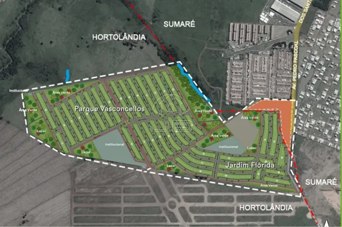 Terreno à venda no Jardim Florida e Parque Vasconcellos Hortolândia SP