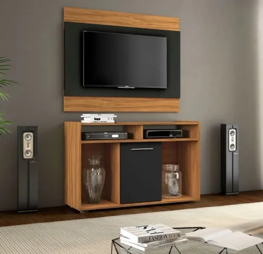 Rack para TV com Painel Moderno