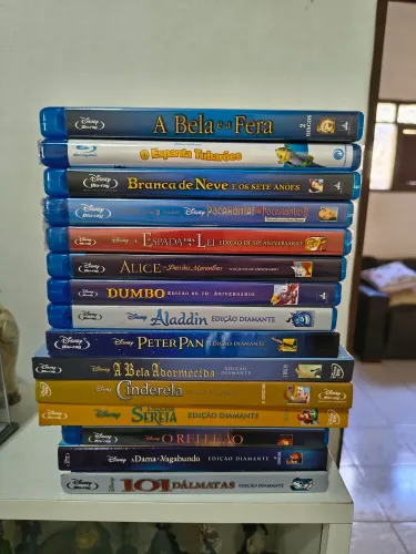 Coleção Blu-Ray Animações 15 Blu-rays