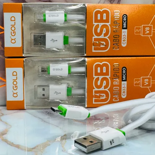 Cabo USB V8 micro USB 3 metros ps4 celular 