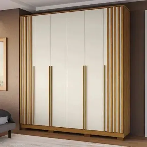 Guarda-roupa Casal 205,2cm 6 Portas 100% MDF Petunia- Montagem Grátis