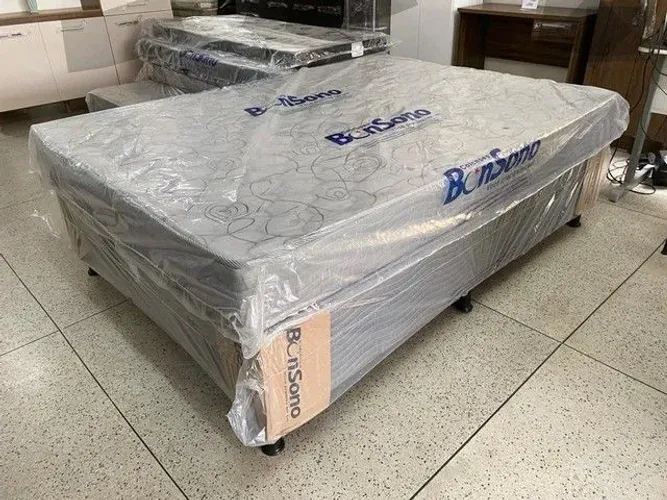 Cama Box Casal BonSono D.33 100%espuma 
