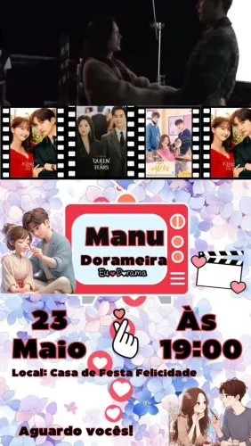 CONVITE DIGITAL ANIVERSÁRIO DORAMA