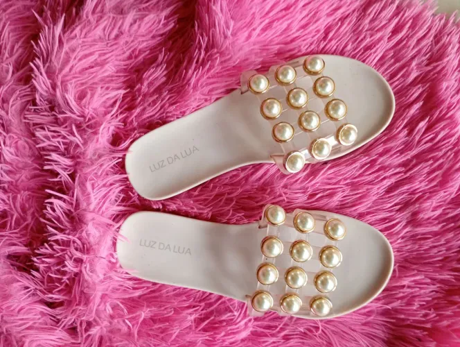 Rasteirinha luz da Lua número 35 com pérolas 