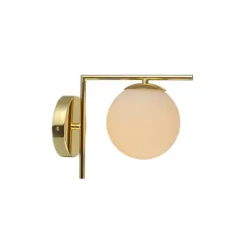 Arandela Interna Luminária Avant Pérola com Dourado - Marca: Avant