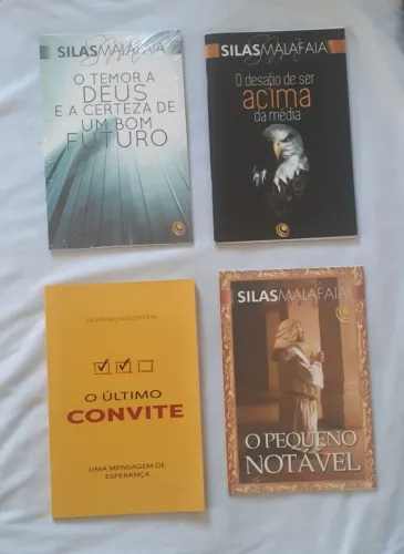 Kit com 4 Livros Evangélicos - Silas Malafaia.