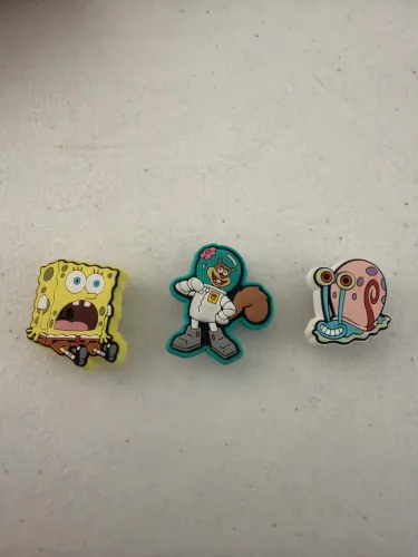 Jibbitz/Pin/Bottom para Crocs - Tema Bob Sponja
